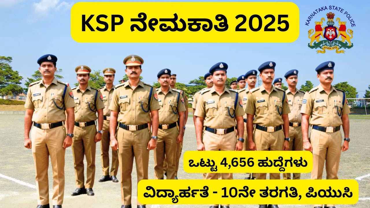 KSP Recruitment 2025